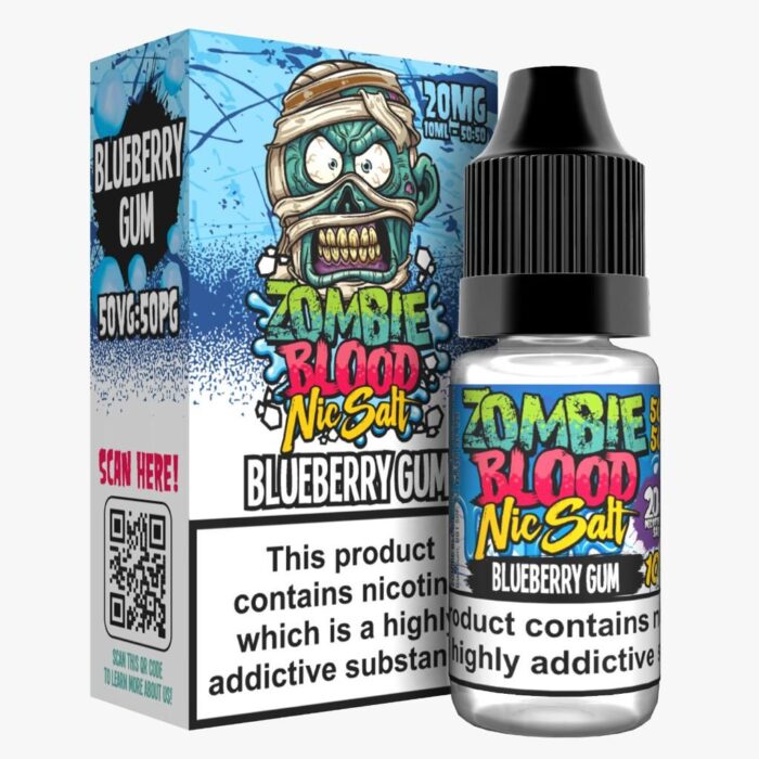 Blueberry Gum Zombie Blood Nic Salt 10ml