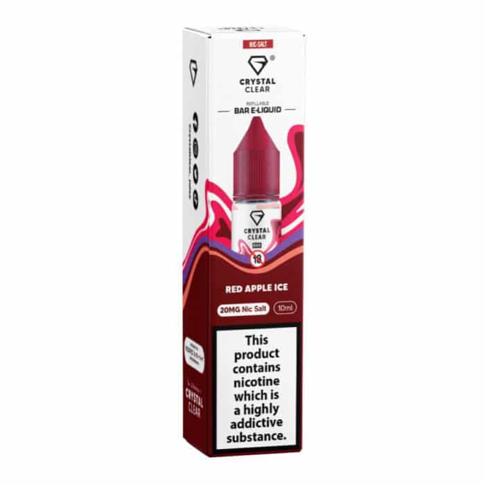 Red Apple Ice Crystal Clear Nic Salts 10ml
