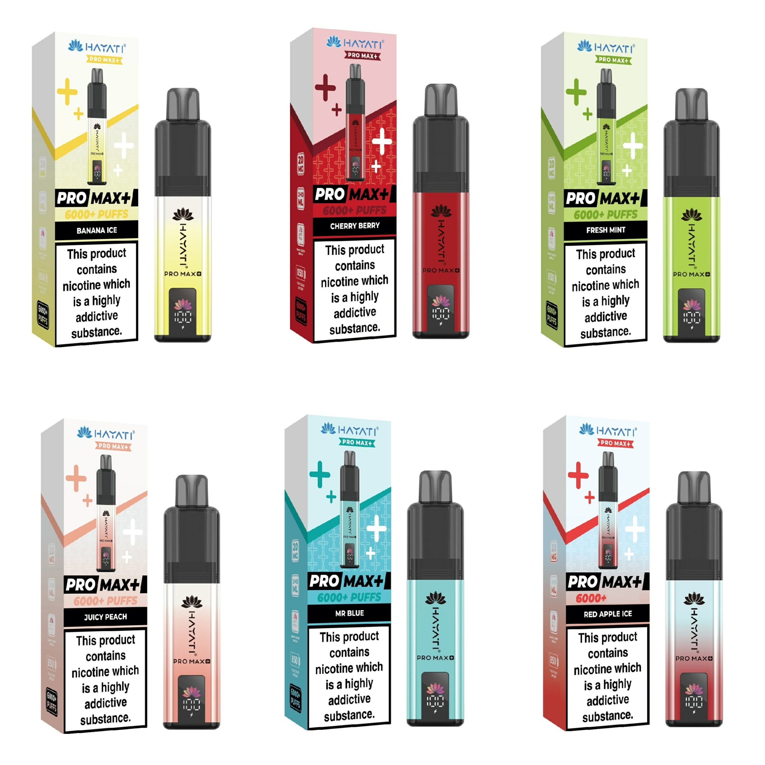 HAYATI PRO MAX 6000 prefilled pod kit